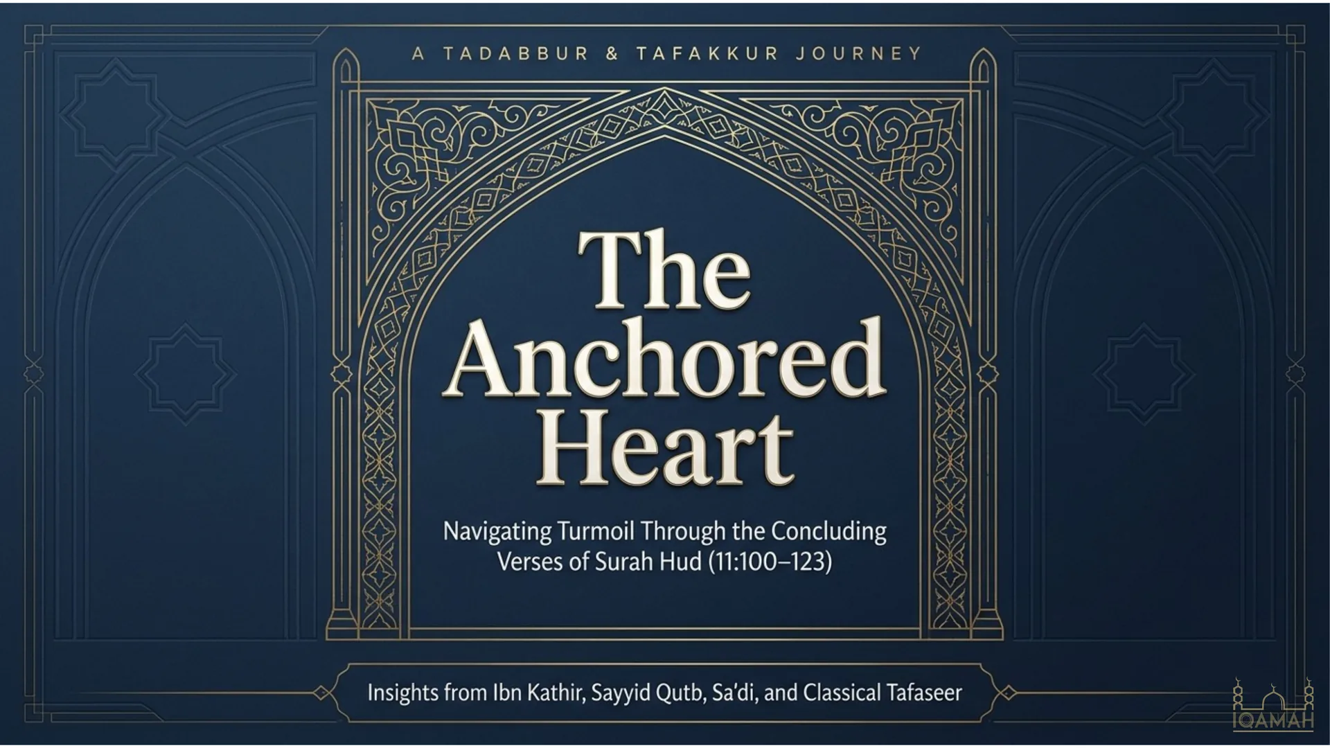 The Anchored Heart — cover slide